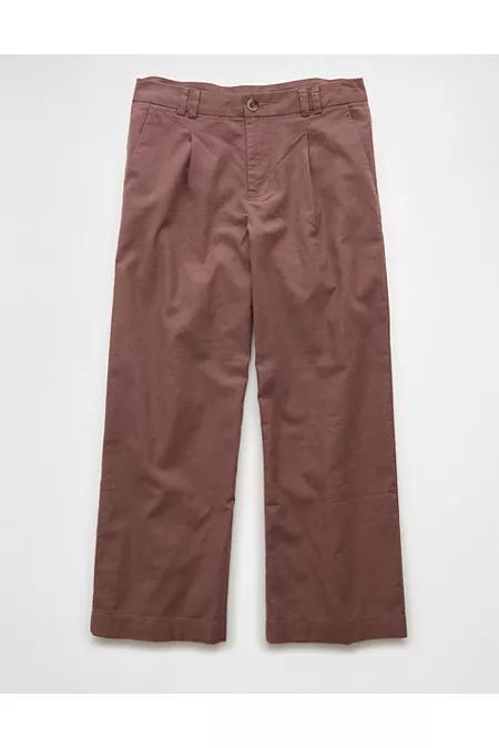 AE Linen-Blend Stovepipe Crop Trouser Women's Product Image