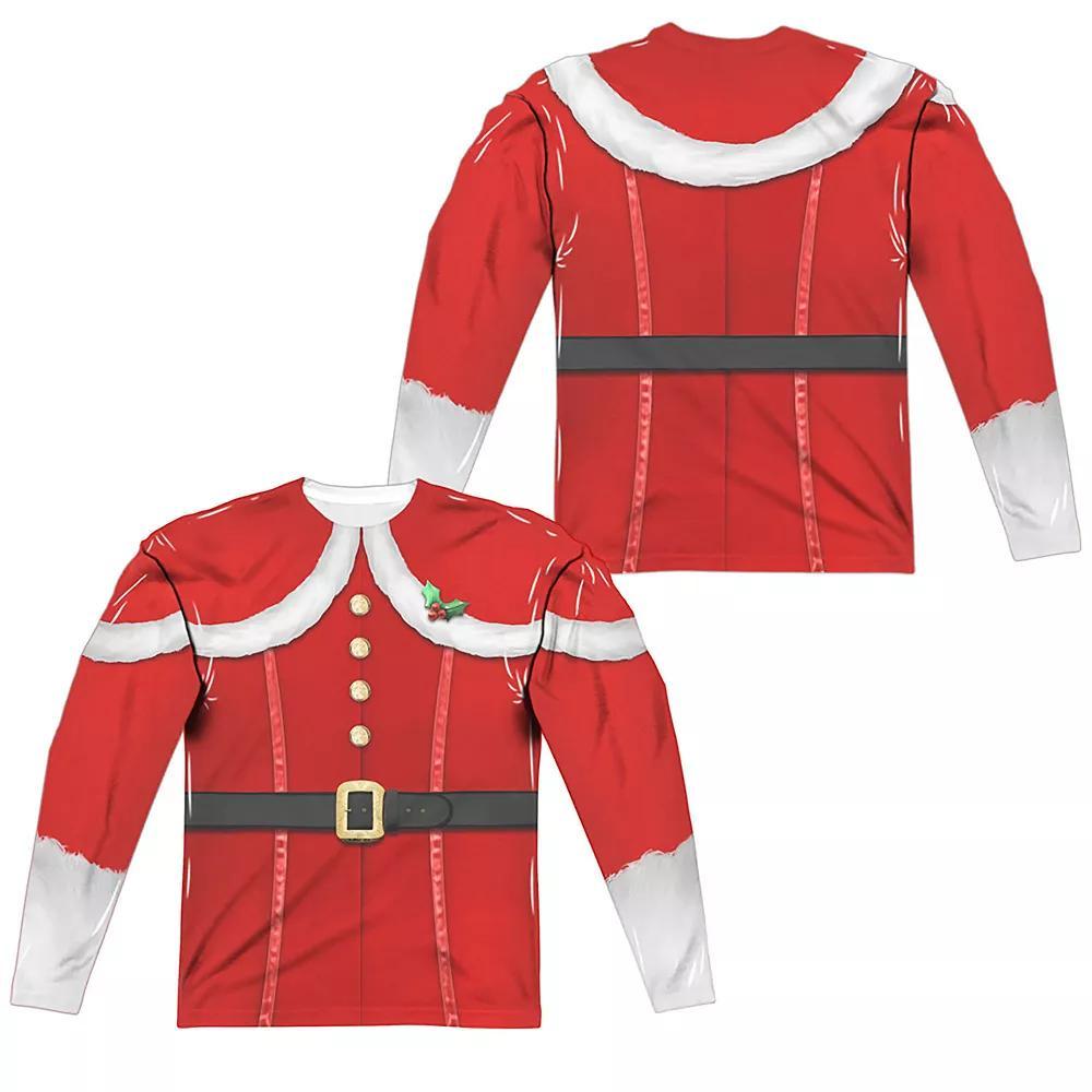 Mens Mrs. Claus Sublimated Long Sleeve Tee Product Image
