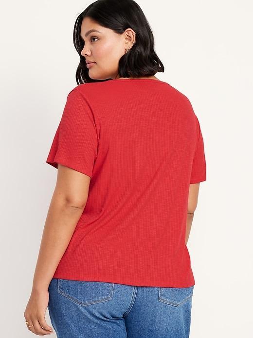 Luxe V-Neck T-Shirt Product Image