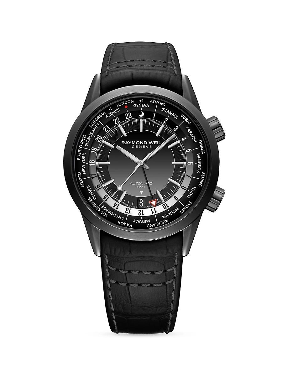 Raymond Weil Freelancer Gmt Worldtimer Watch, 41mm Product Image