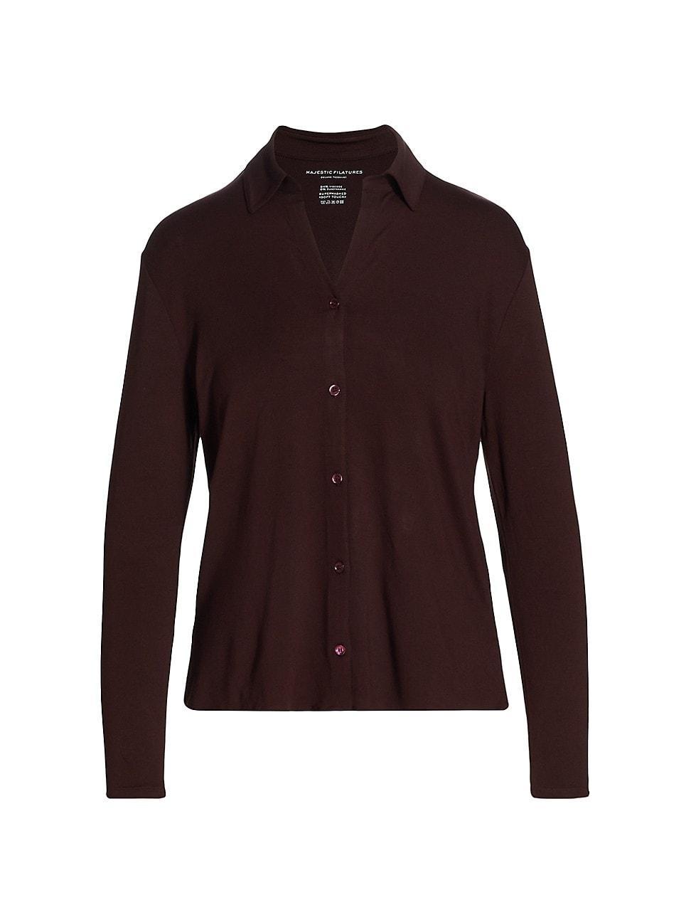 Majestic Filatures Soft Touch Knit Shirt Product Image