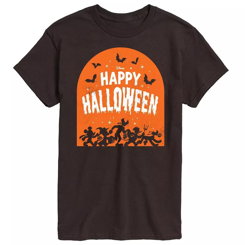 Disney's Mickey Mouse & Friends Men's Happy Halloween Group Graphic Tee, Size: XL, Black Product Image