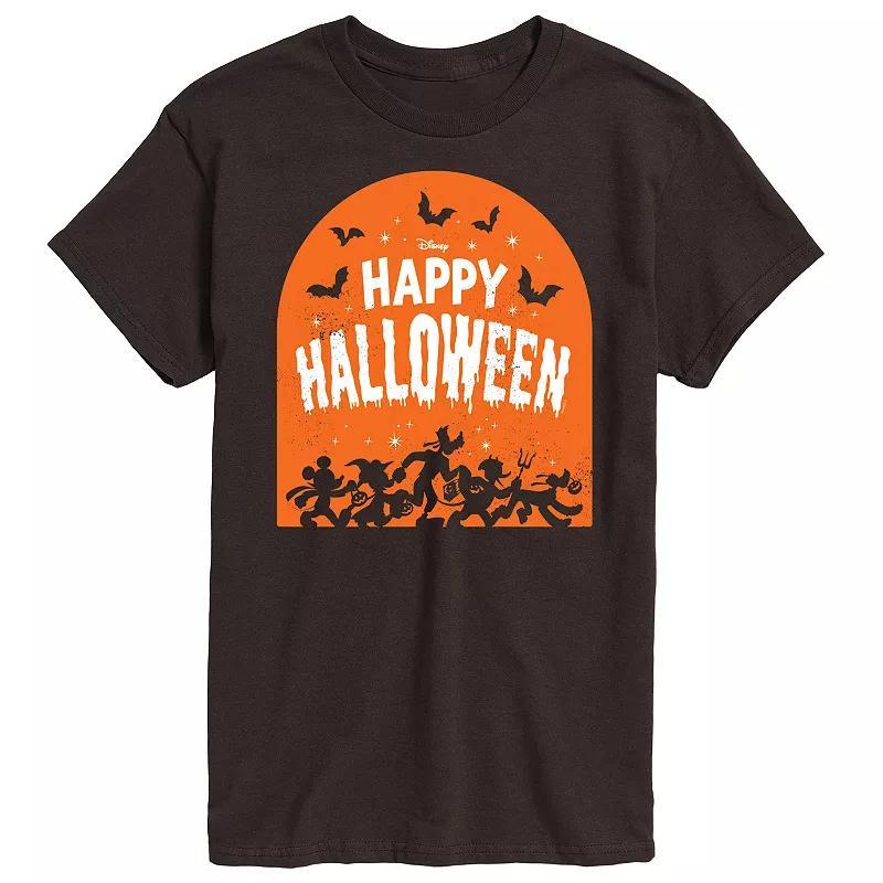 Disney's Mickey Mouse & Friends Men's Happy Halloween Group Graphic Tee, Size: XL, Black Product Image