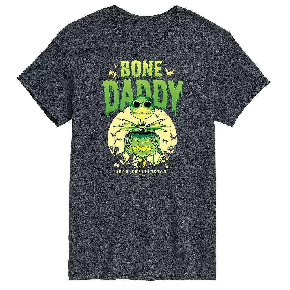 Disneys The Nightmare Before Christmas Mens Bone Daddy Graphic Tee Blue Product Image