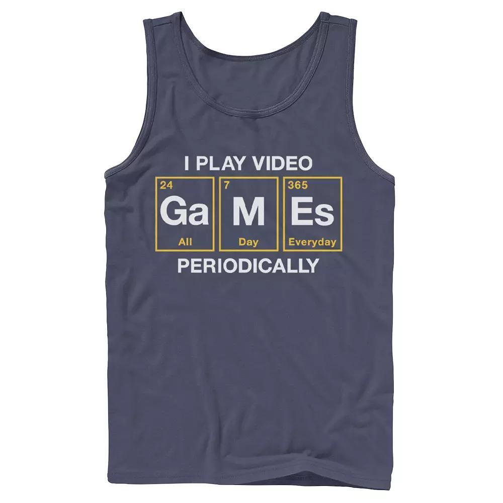 Men's Periodic Gamer Tank Top, Size: Large, Black Product Image