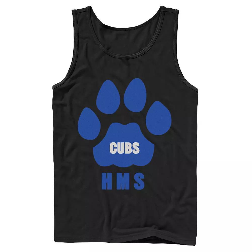 Men's Netflix Stranger Things HMS Cubs Logo Tank Top, Size: XL, Black Product Image