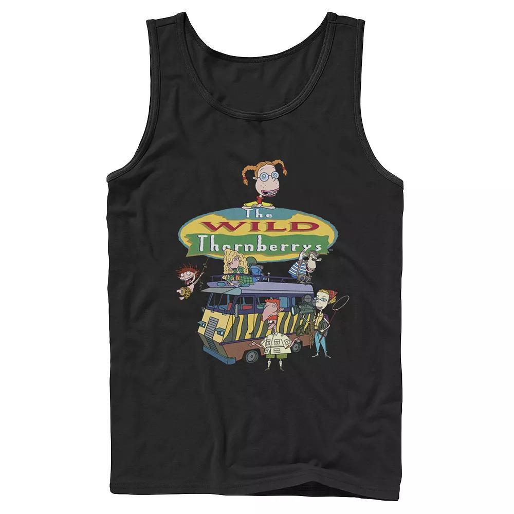 Men's Nickelodeon The Wild Thornberrys Family RV Logo Tank Top, Size: Small, Grey Product Image