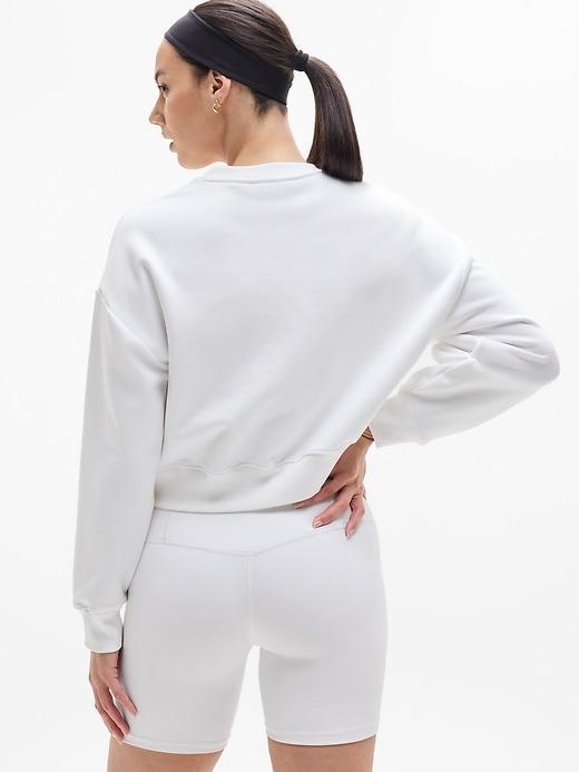Heavyweight Terry Crop Crew Sweatshirt Product Image