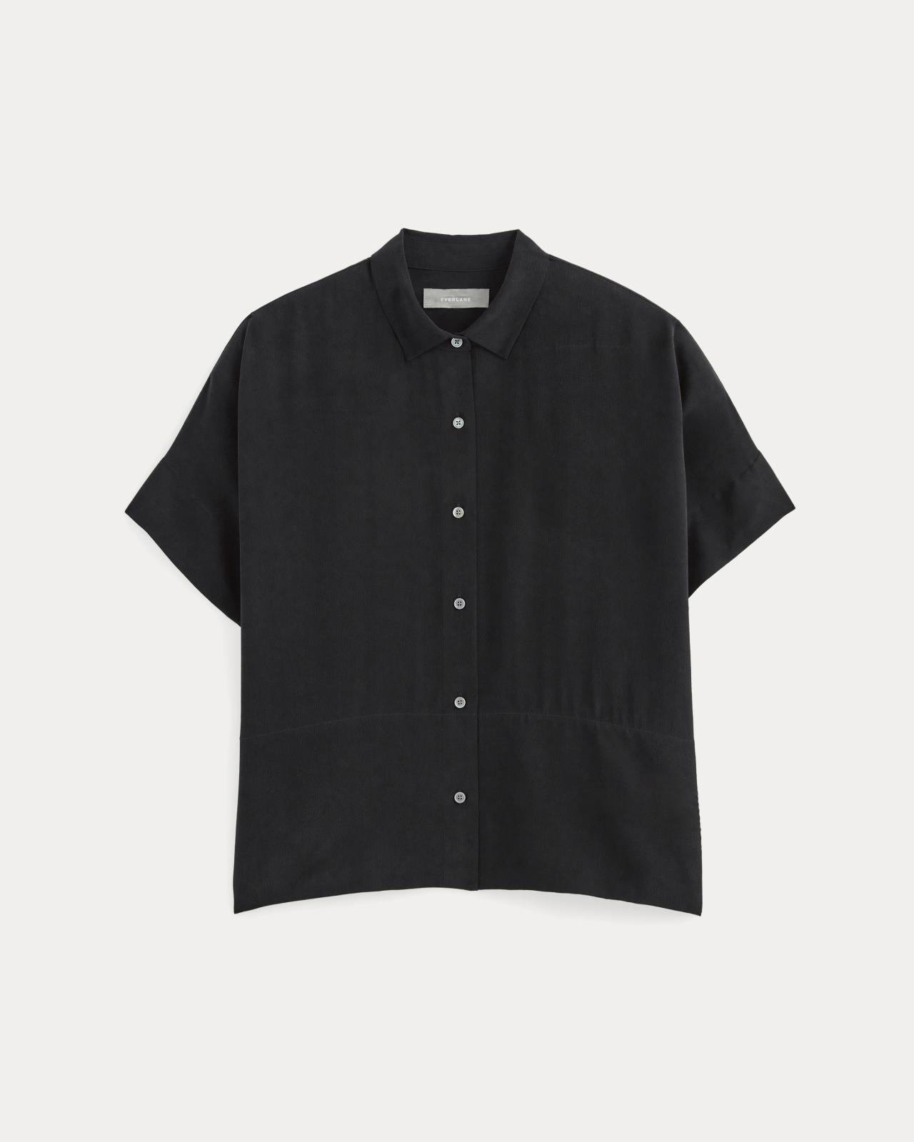 The Boxy Shirt in Washable Silk Product Image