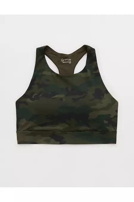 OFFLINE By Aerie Goals Gloss High Neck Sports Bra Women's Product Image