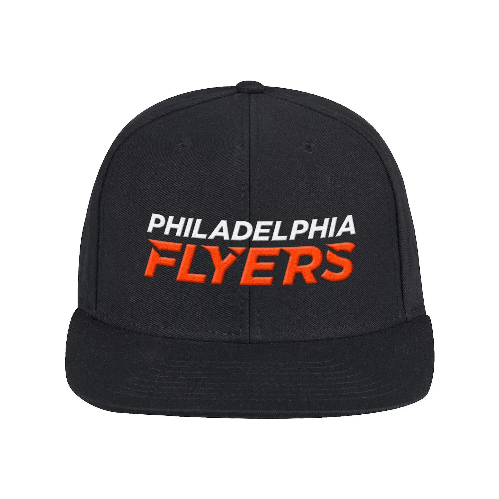 Men's adidas Black Philadelphia Flyers Snapback Hat, Fly Black Product Image