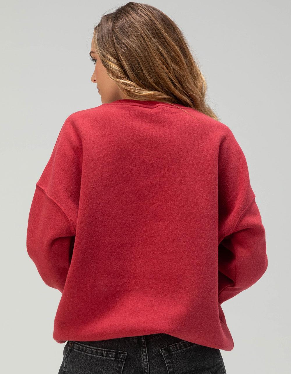 ARIZONA CARDINALS Womens Crewneck Sweatshirt - RED Product Image