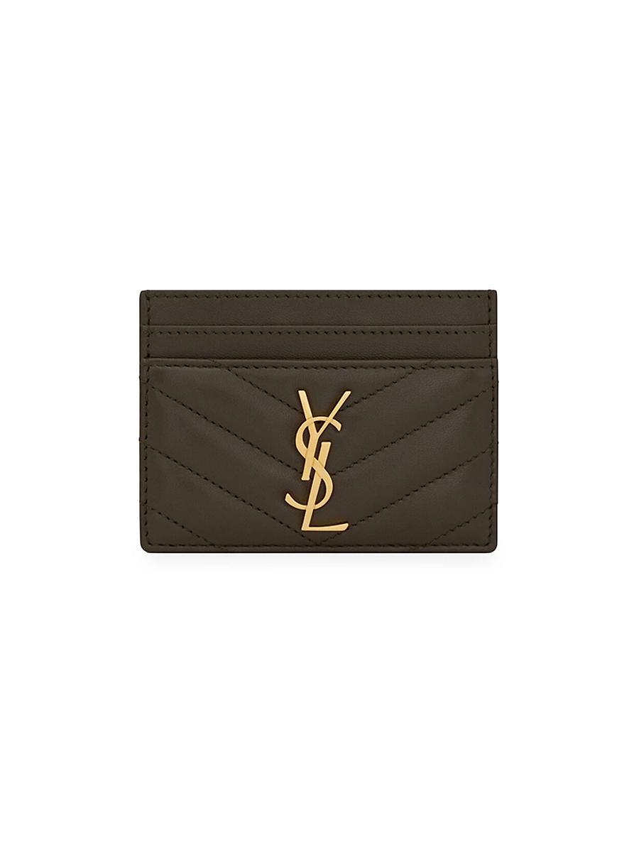 Saint Laurent Cassandre Matelasse Card Case Product Image