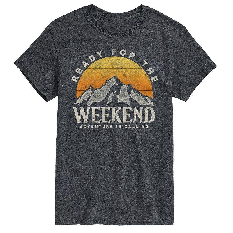 Big & Tall Ready for the Weekend Tee, Men's, Size: XL Tall, Gray Product Image