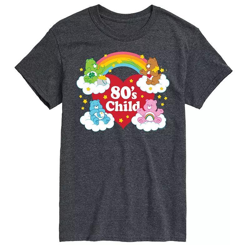 Big & Tall Care Bears 80s Child Graphic Tee, Mens Product Image