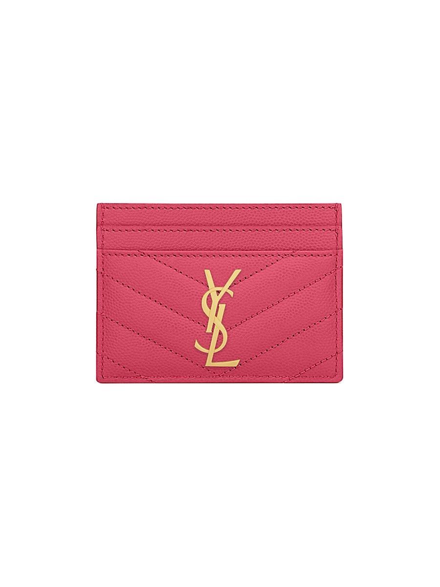 Saint Laurent Cassandre Matelasse Card Case Product Image