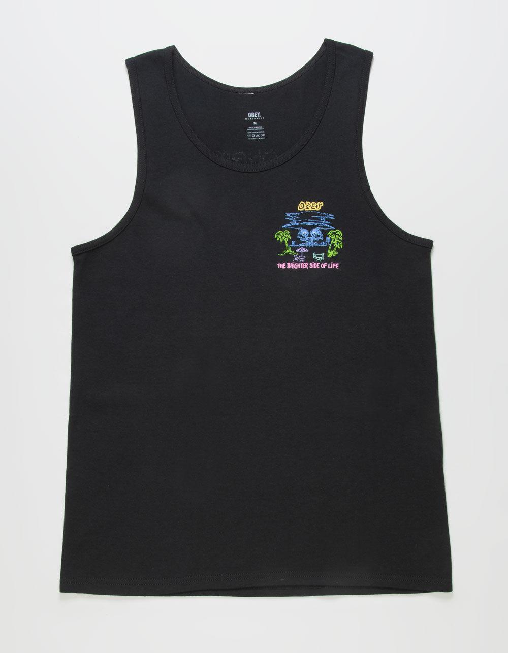 OBEY The Brighter Side Mens Tank Top - BLACK Product Image
