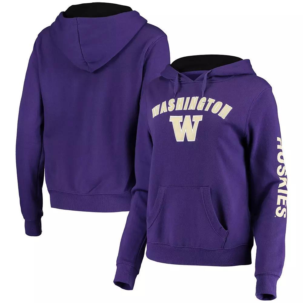 Women's Colosseum Purple Washington Huskies Loud and Proud Pullover Hoodie, Size: 2XL Product Image