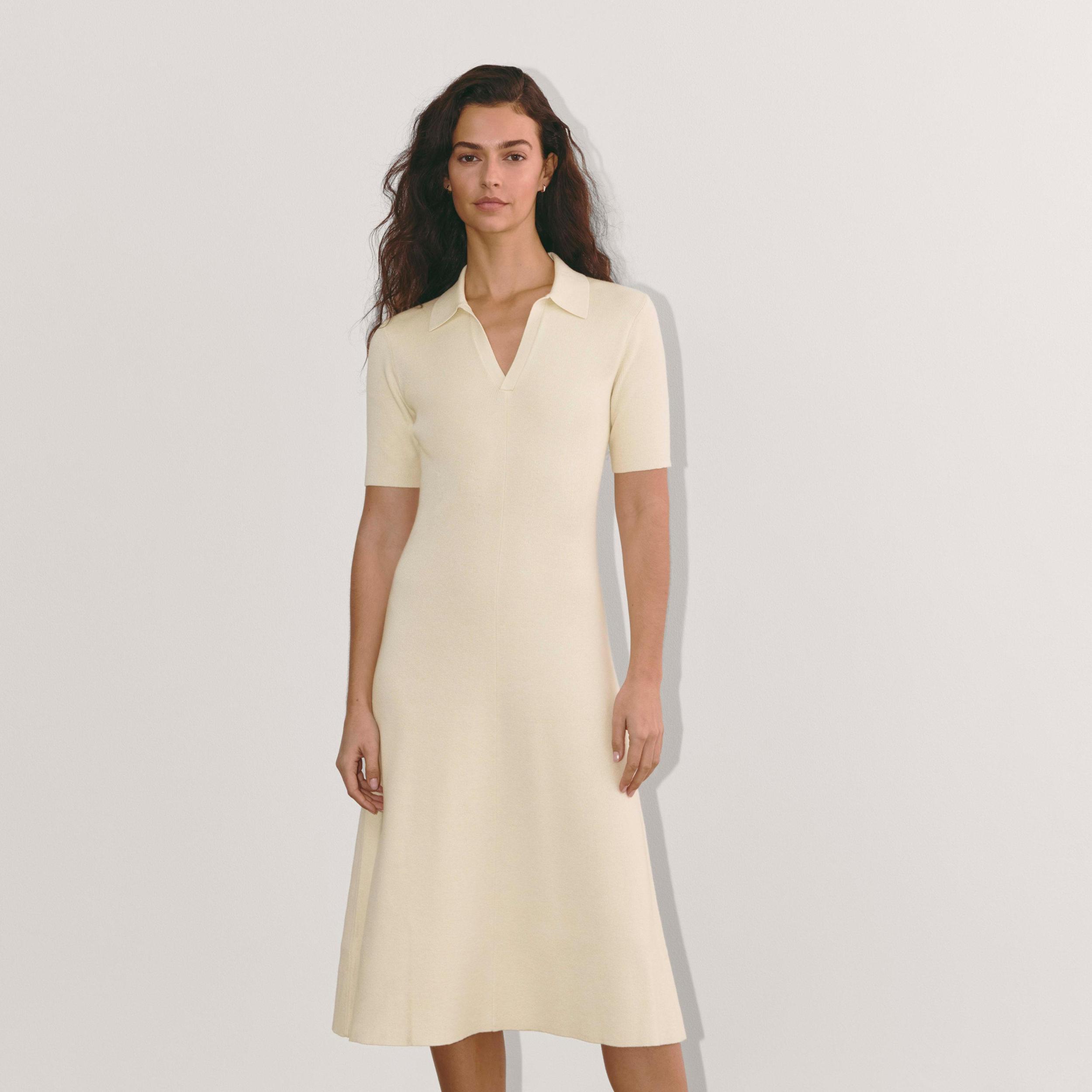 The Knit Polo Dress Product Image