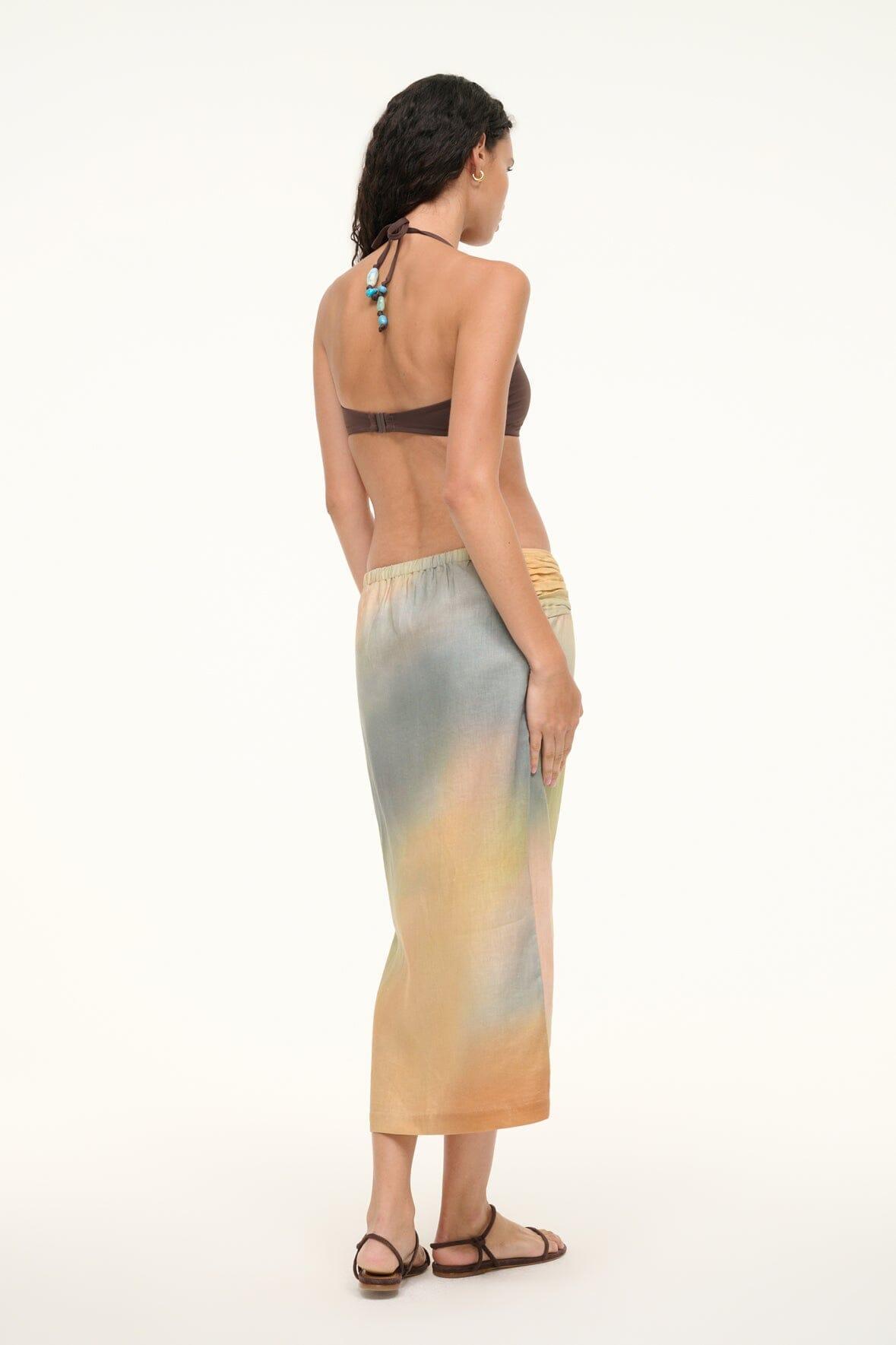 PORTO LINEN SKIRT | PASTEL CLOUDS Product Image