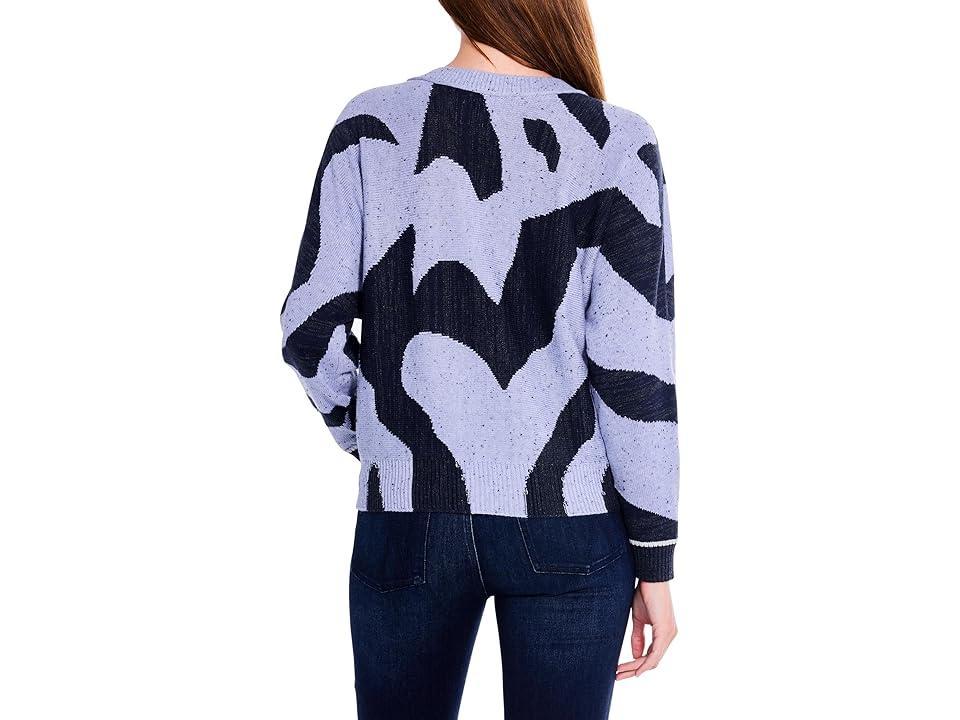NIC+ZOE Petite Dusk Days Sweater Multi) Women's Clothing Product Image