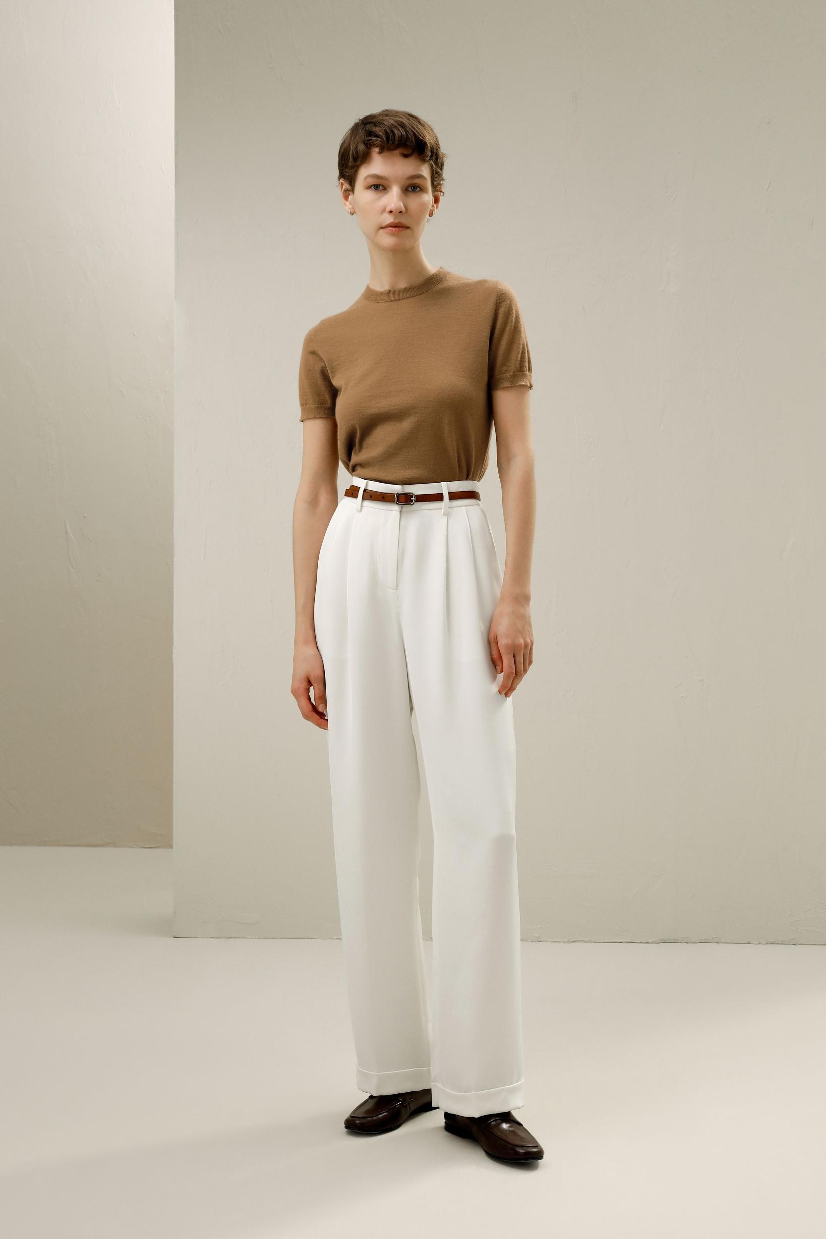 Cashmere Round Neck Sweater Product Image