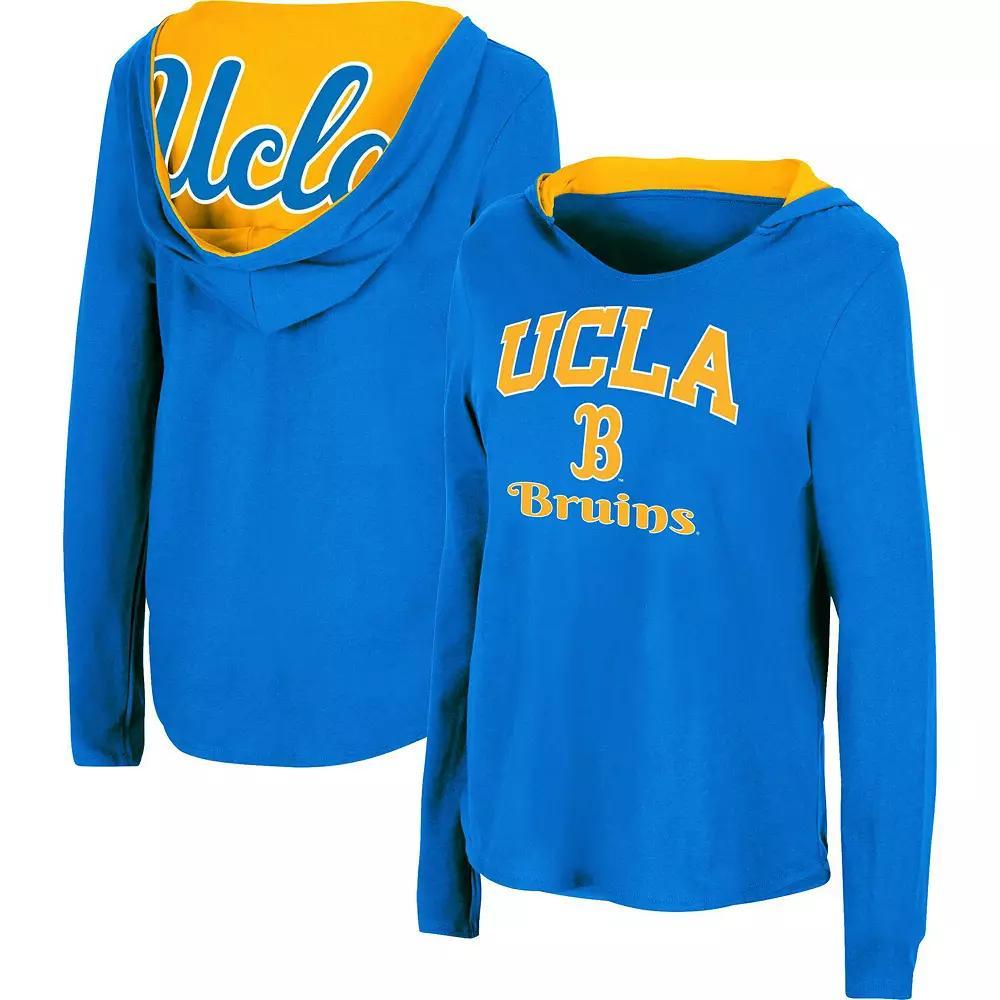 Women's Colosseum Blue UCLA Bruins Catalina Hoodie Long Sleeve T-Shirt, Size: XL Product Image