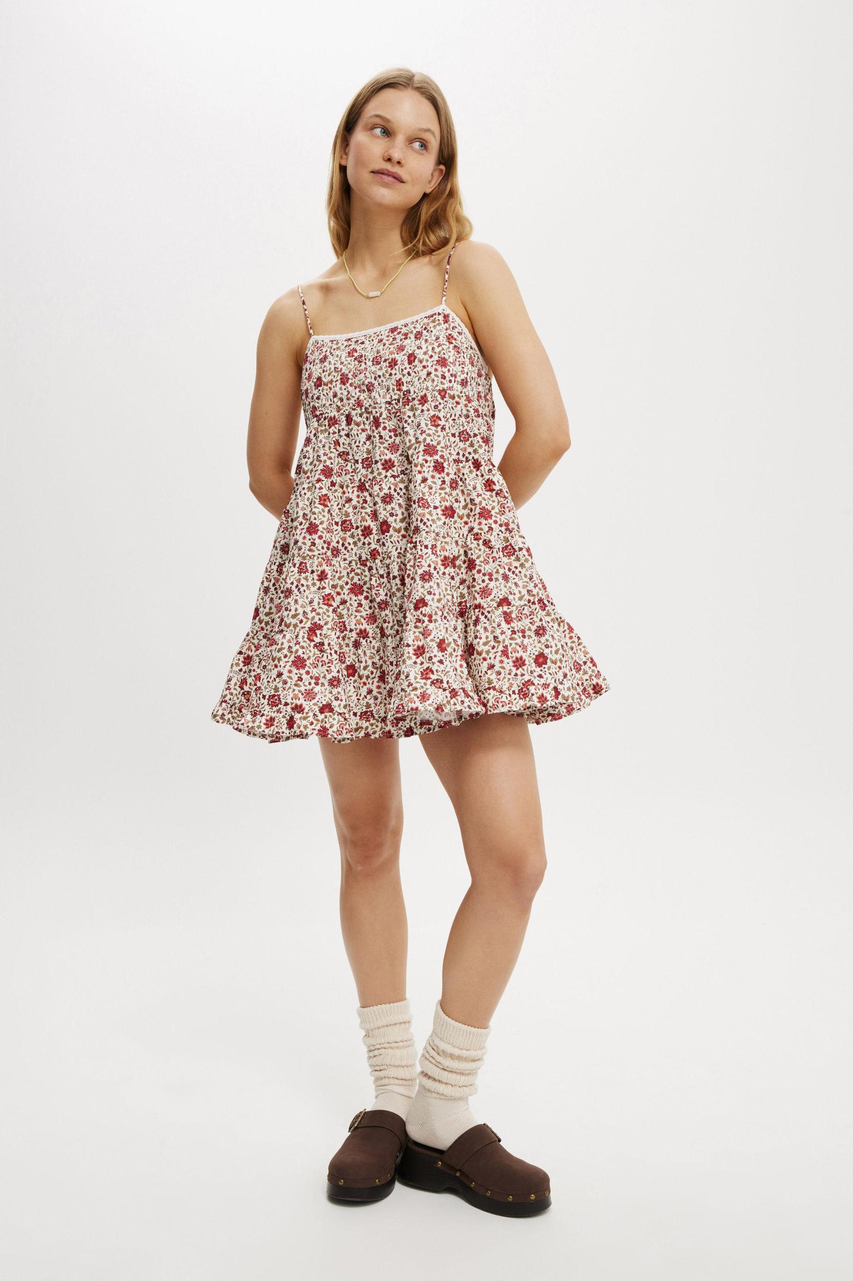 Liberty Fabric Mini Dress Product Image