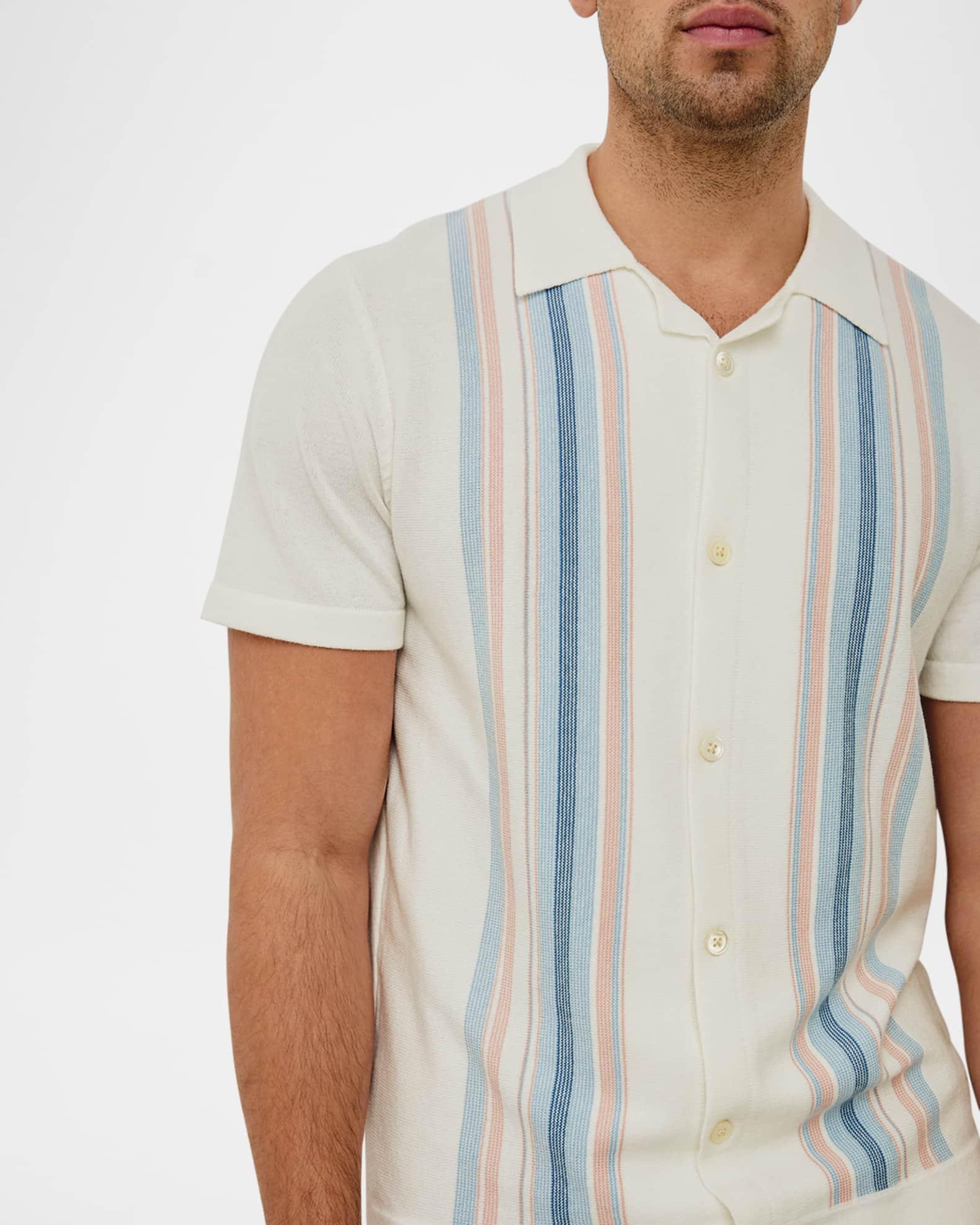 Men's Silas Knit Button-Down Shirt Product Image