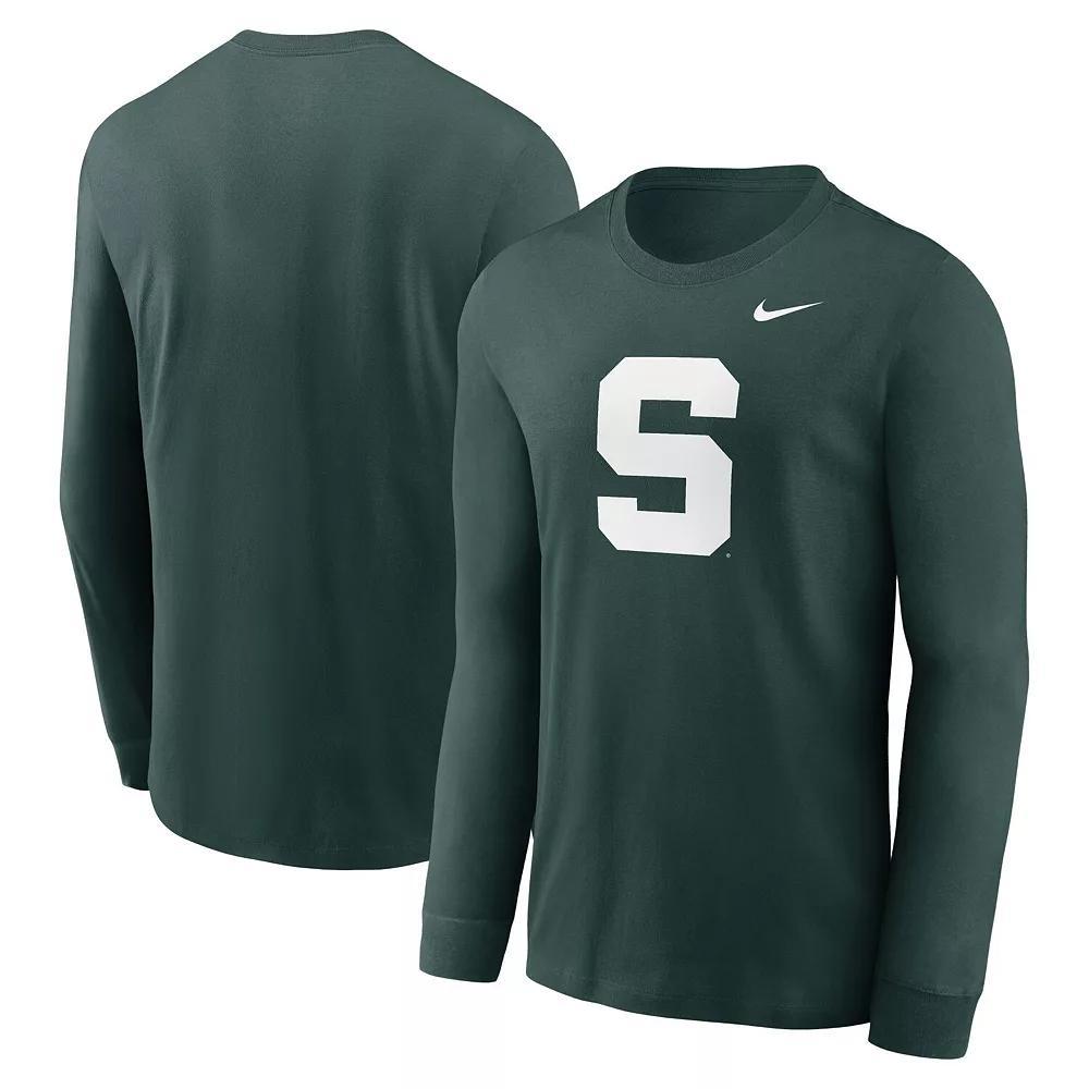 Men's Nike Green Michigan State Spartans Alternate Logo Long Sleeve T-Shirt, Size: XL Product Image