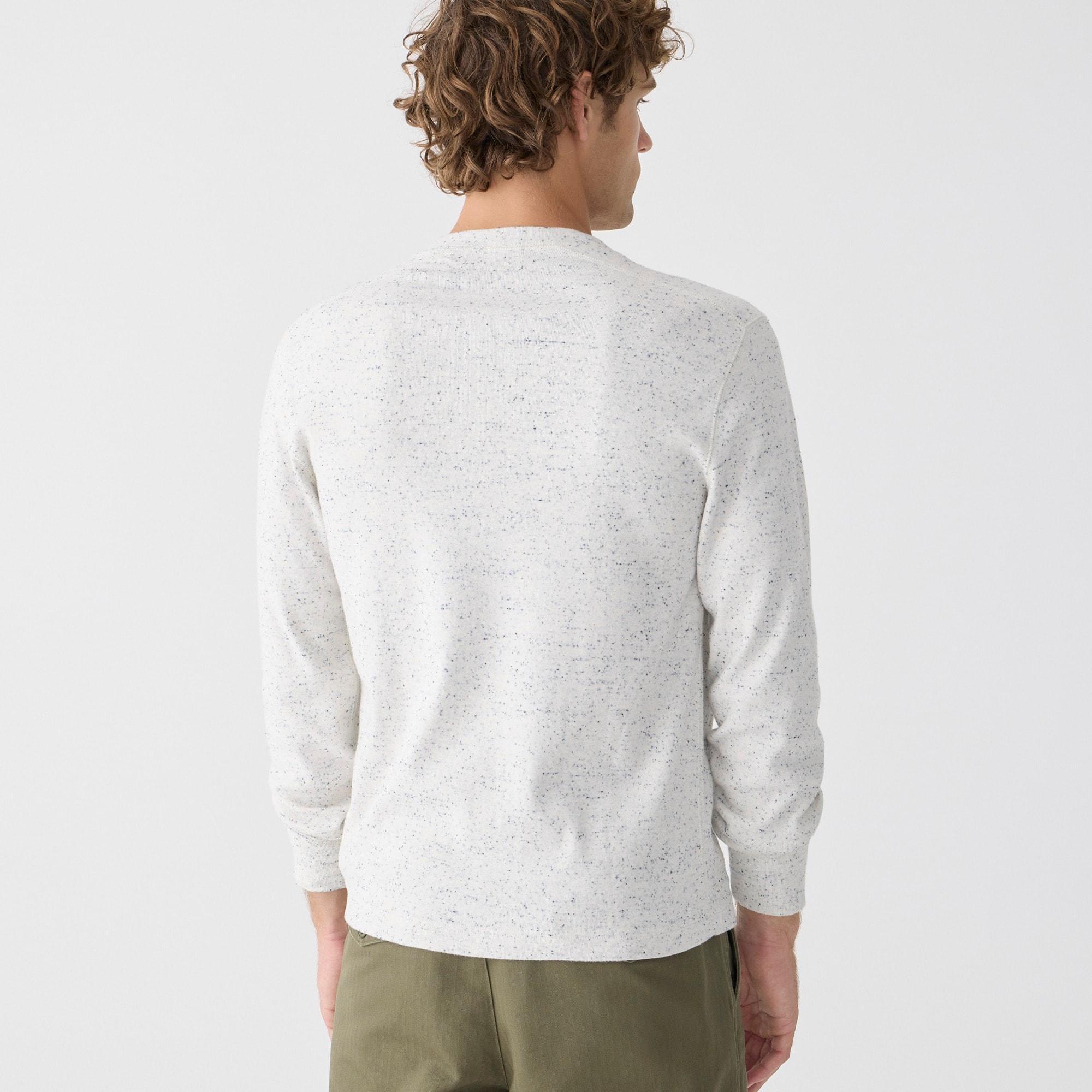 Heritage brushed rib-knit henley Product Image