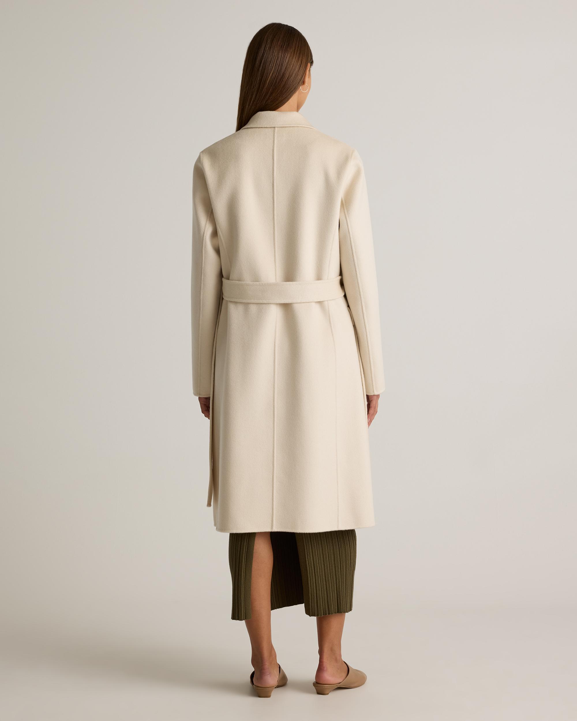 Quince | Women's 100% Mongolian Cashmere Double-Faced Wrap Coat Size XL Product Image
