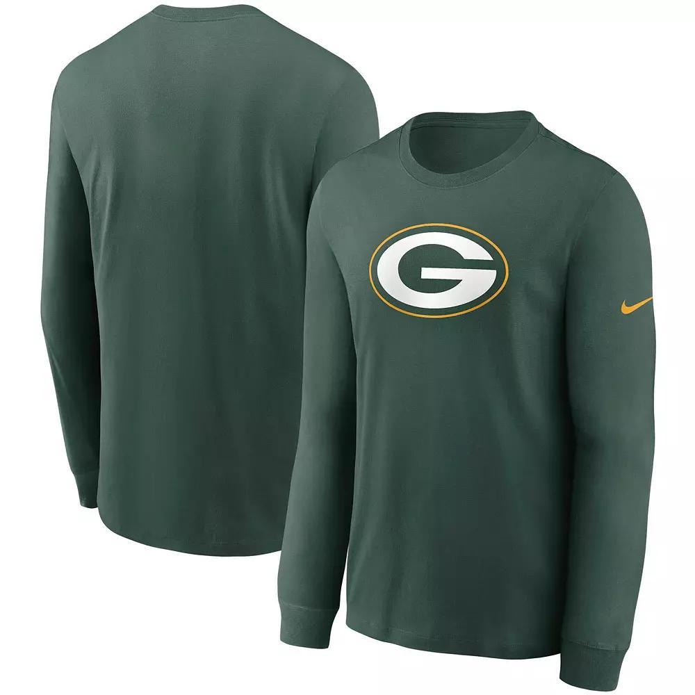Men's Nike Green Green Bay Packers Primary Logo Long Sleeve T-Shirt, Size: 3XL Product Image