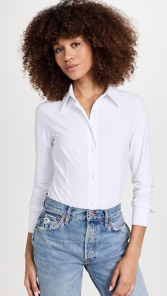 Commando Classic Button Down Thong Bodysuit | Shopbop Product Image