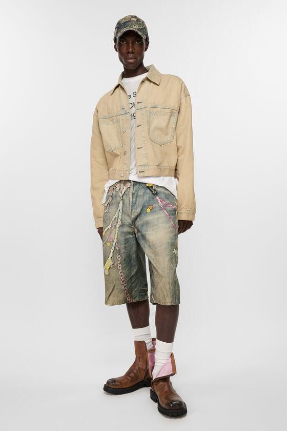 Denim jacket - Oversized cropped fit Product Image