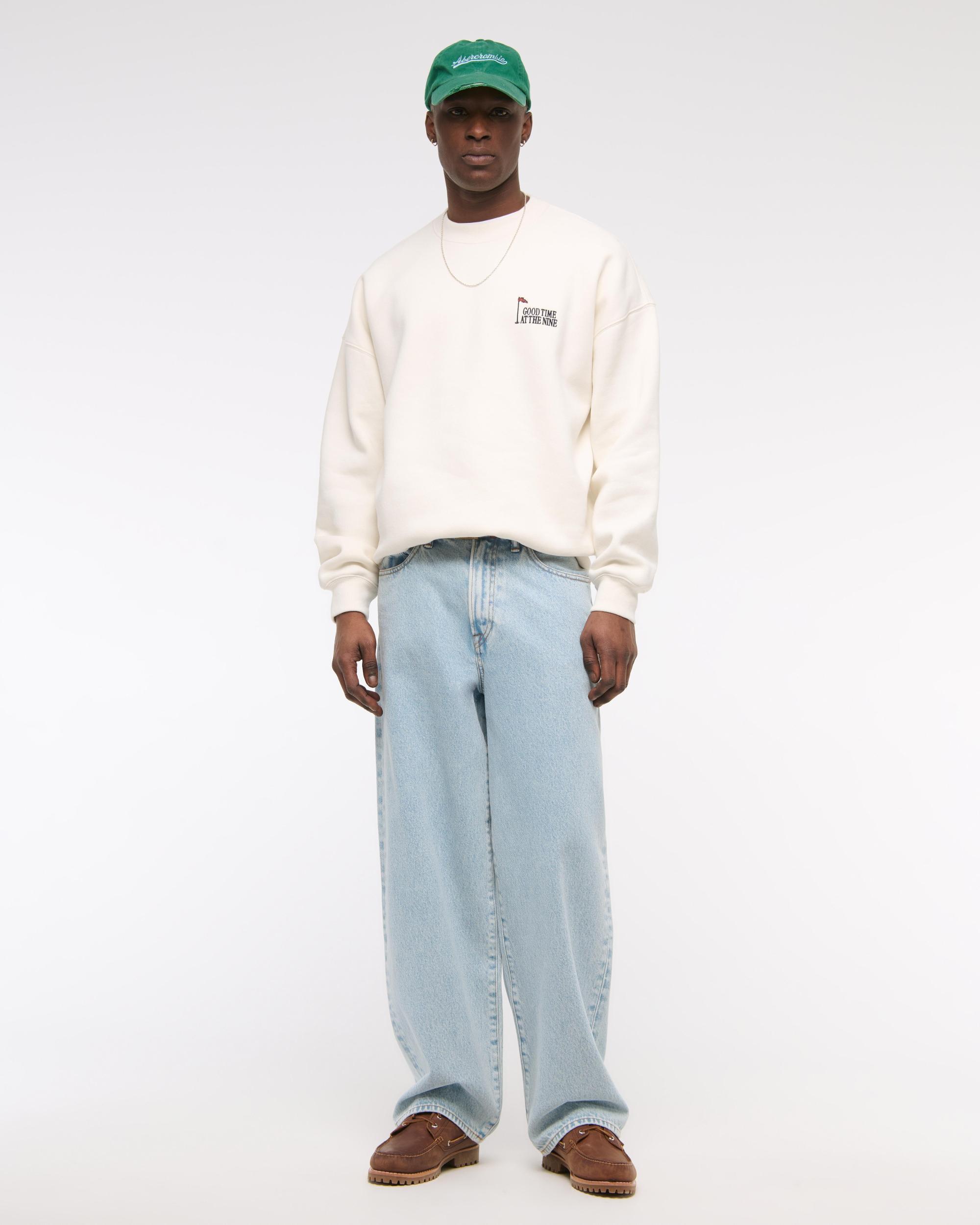 Golf Graphic Crew Sweatshirt Product Image
