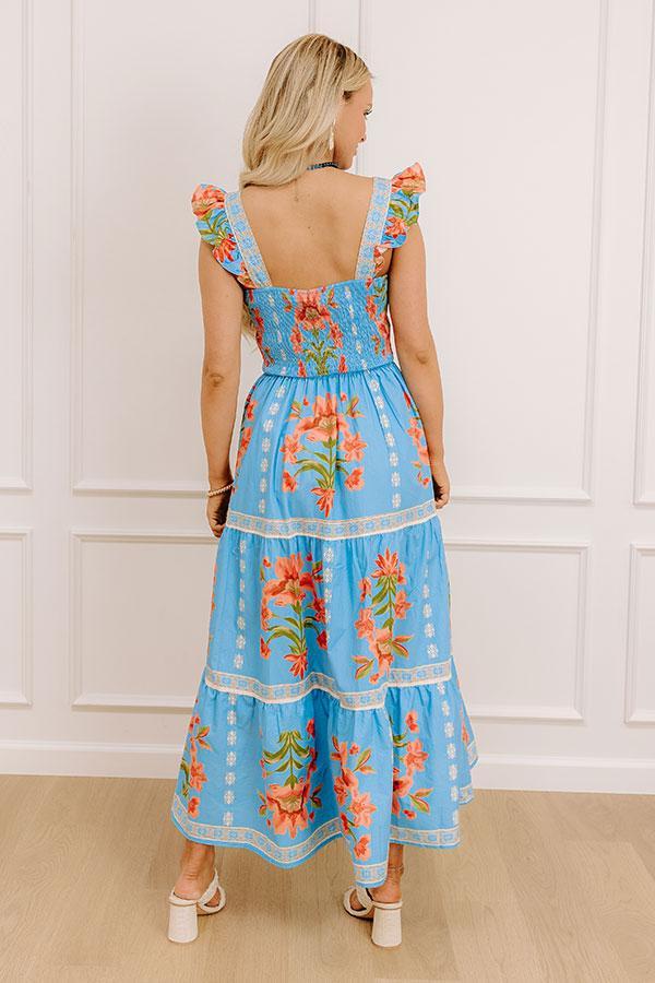 Acapulco Sunshine Floral Midi Dress Product Image