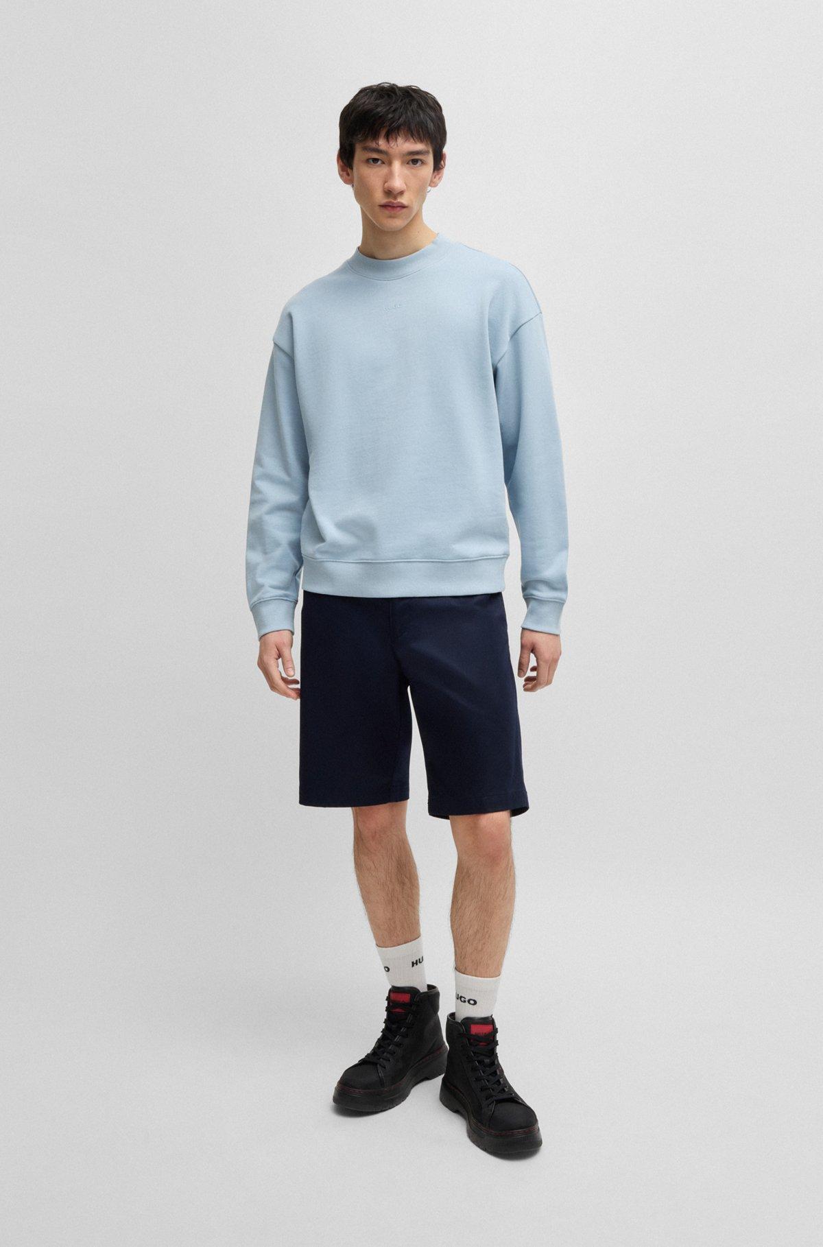 Relaxed-fit sweatshirt in cotton terry with logo print Product Image