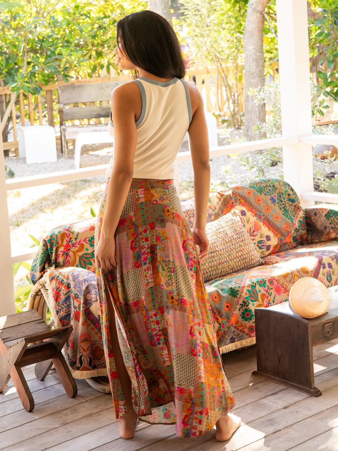 Ginger Side-Slit Maxi Skirt Product Image