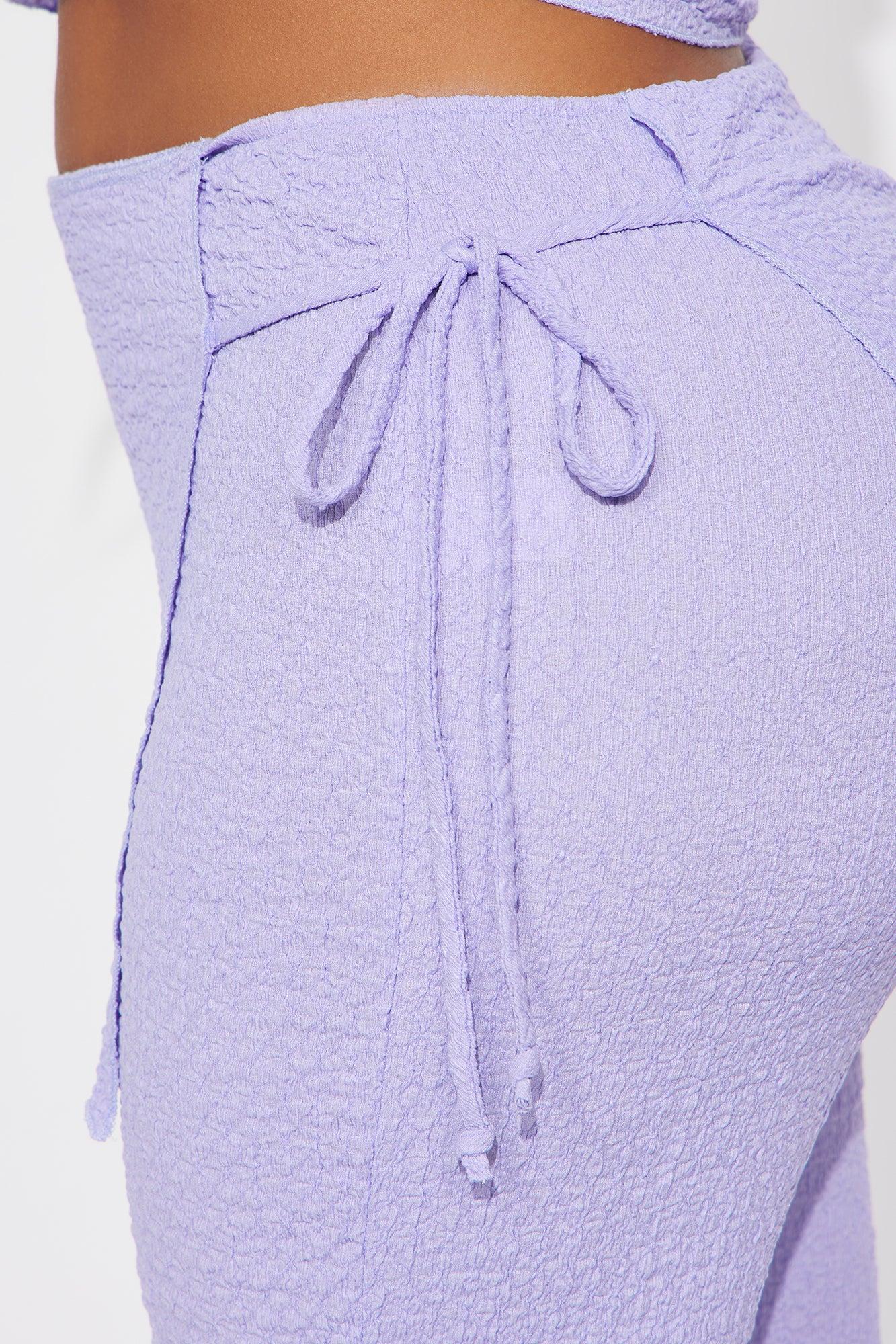Emory Textured Pant Set - Lavender Product Image