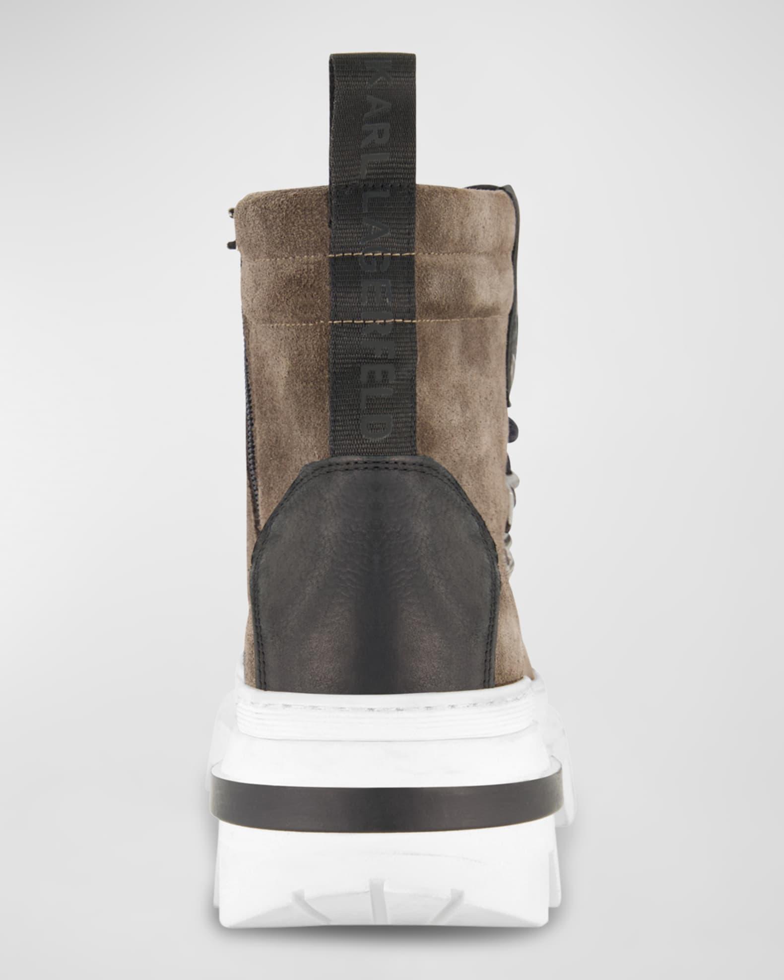 Men's Lug Sole Suede Hiking Boots Product Image