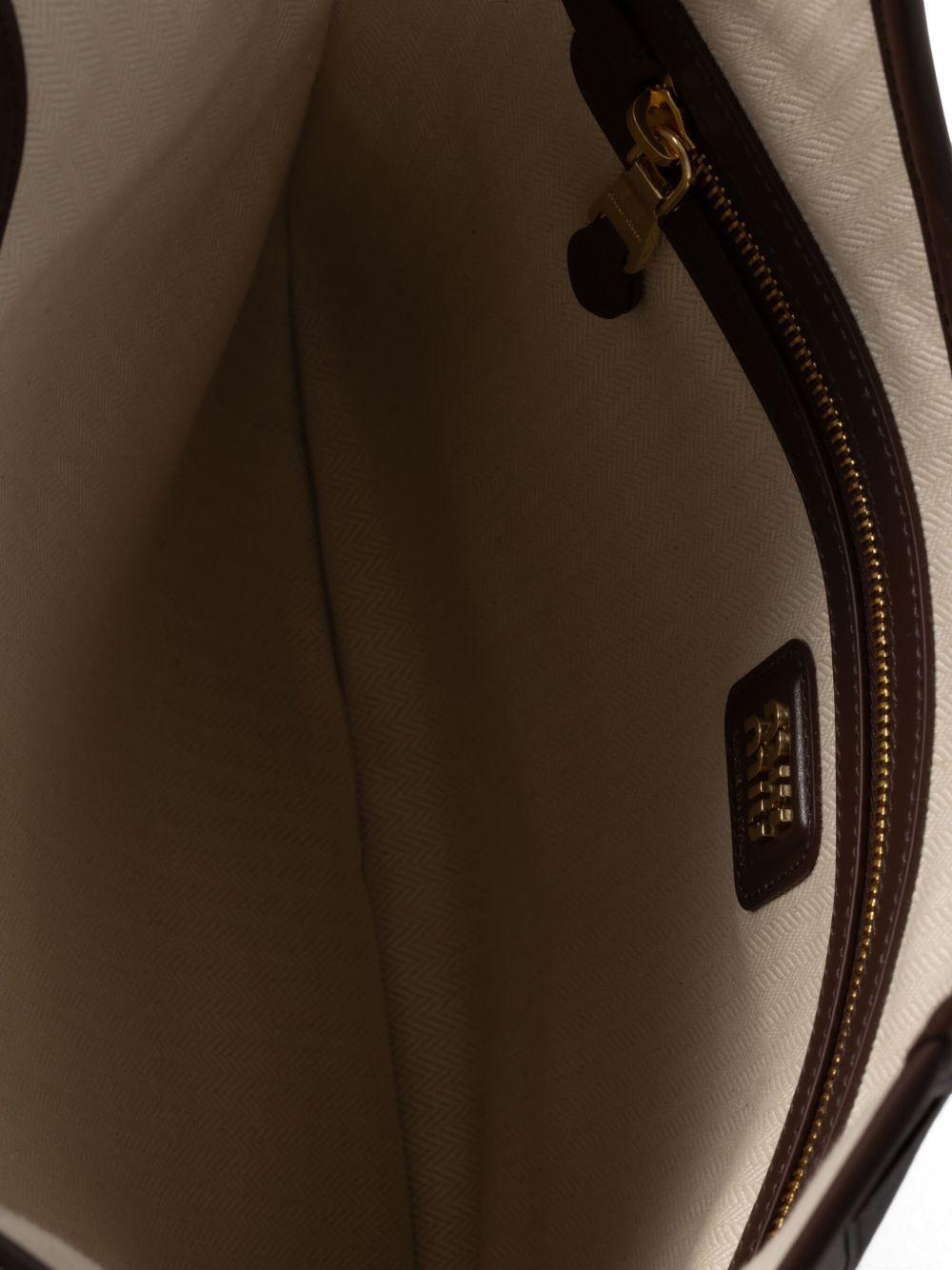 Ivy leather tote bag Product Image