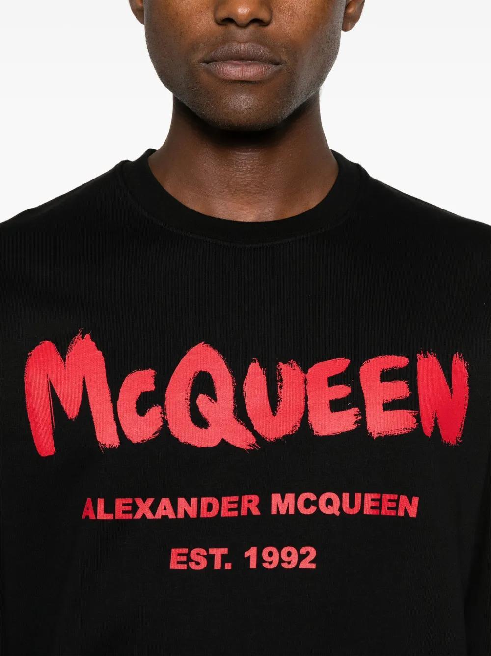 logo-print cotton sweatshirt Product Image