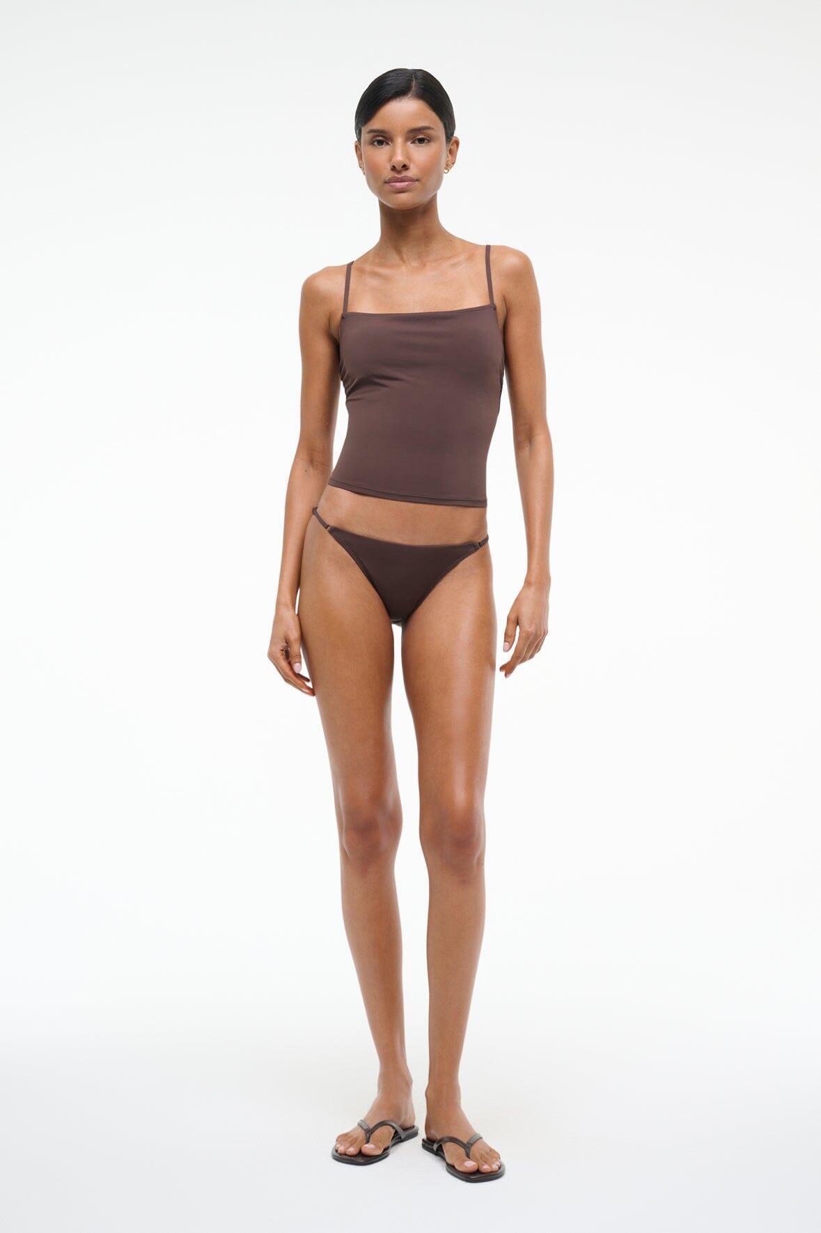 SISLEY STRING BIKINI BOTTOM | DARK CHOCOLATE Product Image