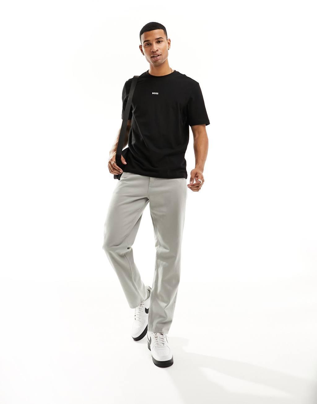 BOSS Orange Tchup t-shirt in black Product Image