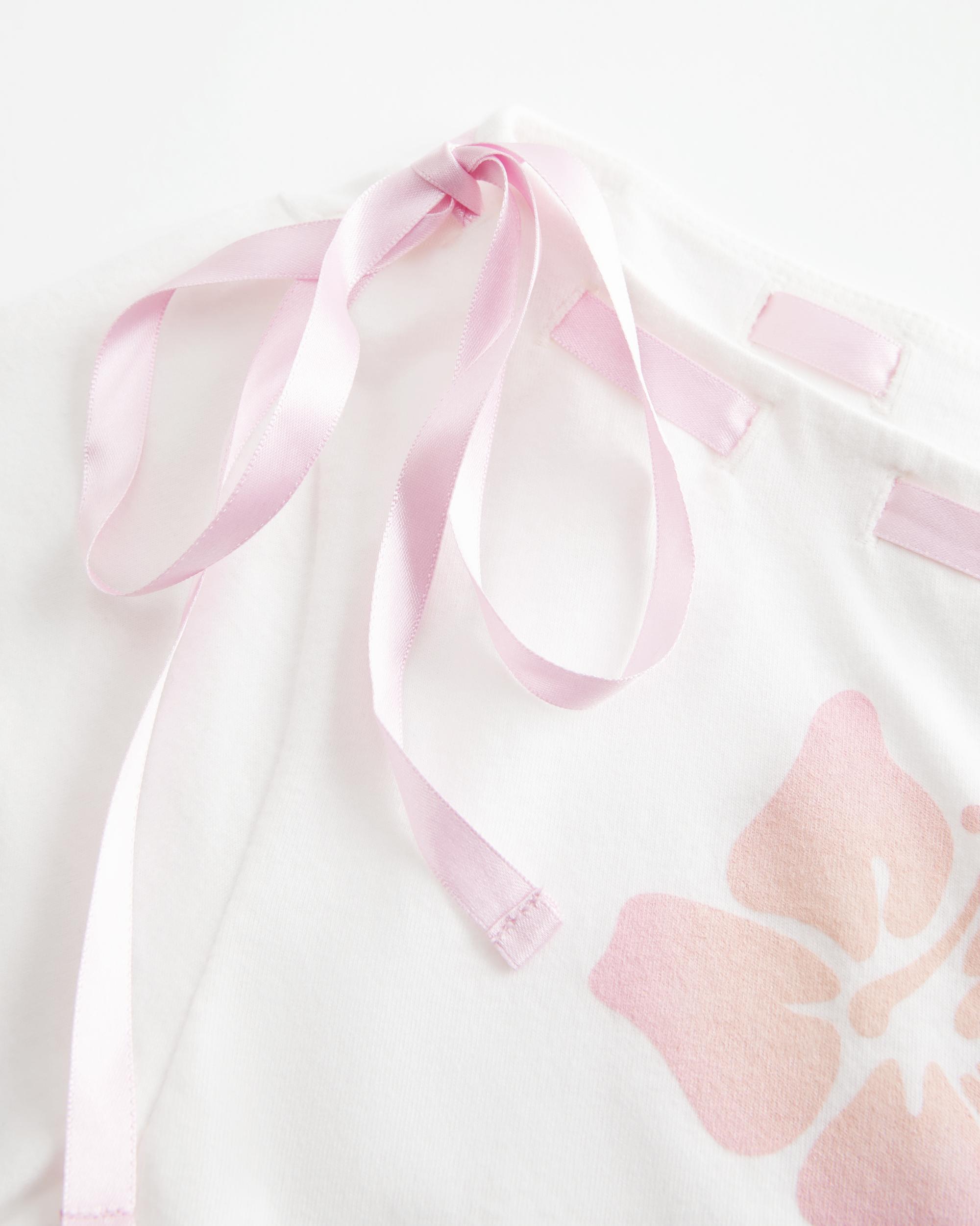 Easy Off-the-Shoulder Tie T-Shirt Product Image