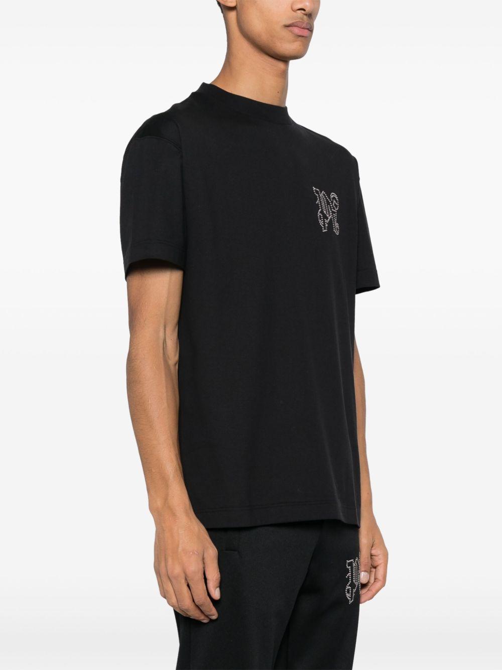 monogram-appliqué cotton T-shirt Product Image