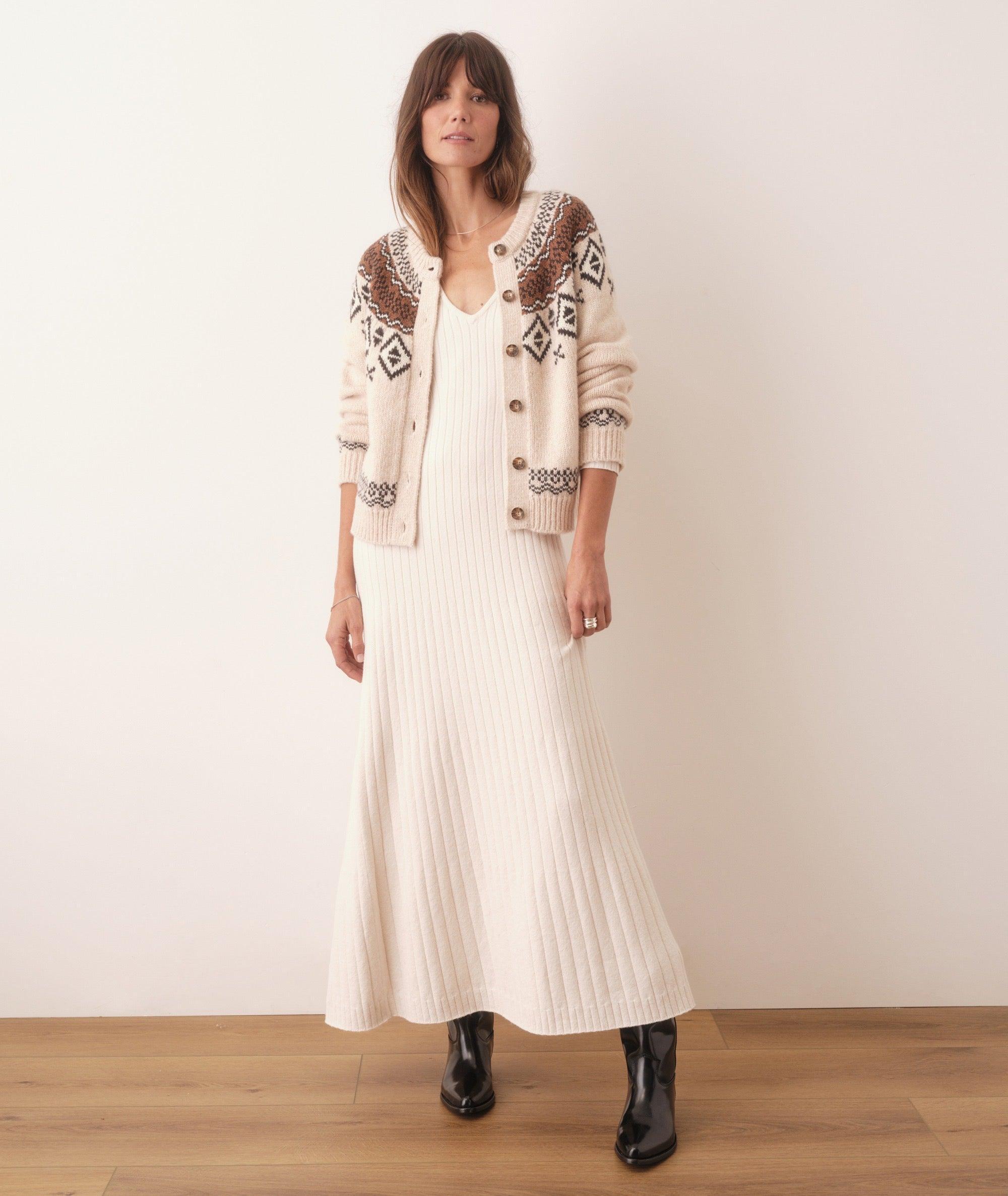 Ava Fair Isle Cardigan Product Image