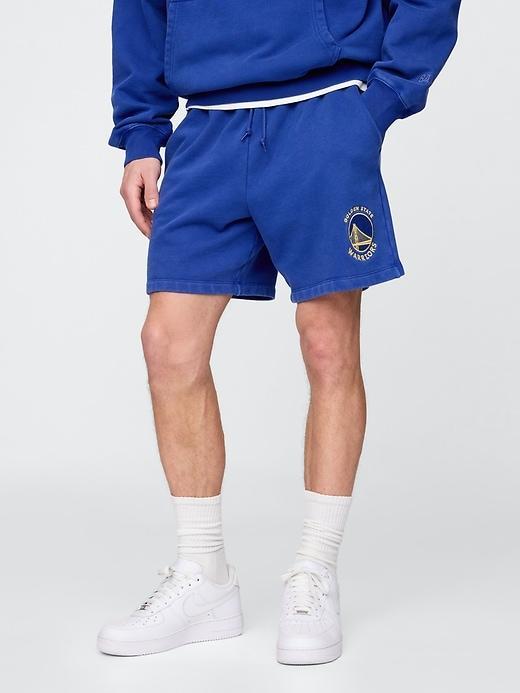 NBA Golden State Warriors Logo Heavyweight Sweat Shorts Product Image