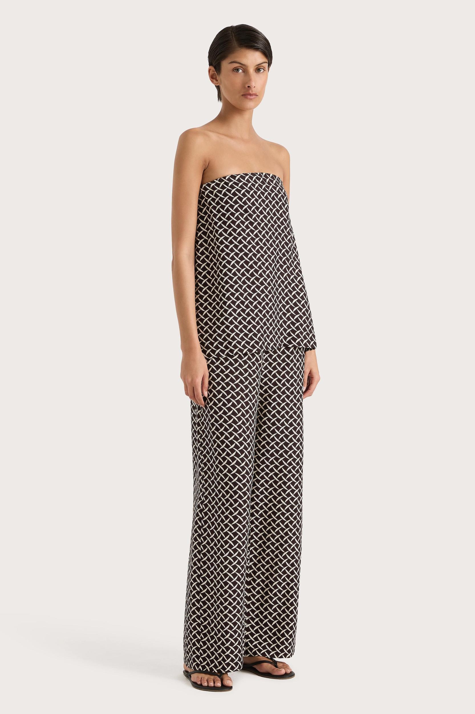 Dalene Pant Espresso Geo Product Image